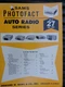 Original Sams Photofact Auto Radio Series Service Repair Manual Book AR-27