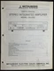 MITSUBISHI DA-U52 Amplifier Service Manual Original