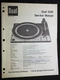 Dual 1226 Turntable Service Manual Photocopy