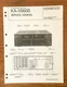 Kenwood KA-V9500 Stereo Amplifier Service Manual *Original*