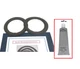 6-1/2" 6.5" FOAM EDGE + GLUE REPAIR KIT JBL 2600 TLX-12 MR26 MR38 MRV308 MRV310