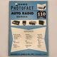 Sams Photofact Auto Radio Series Vol 110 December 1971 AR-110 British Leyland