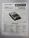 Vintage Sanyo Service Manual Model Number SLIM12A