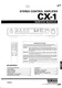 Service manual for Yamaha CX-1
