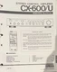 Yamaha CX-600/U CX600 Stereo Amplifier  Service Manual