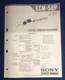 Original Sony ECM-50P / Microphone Service Manual -- BB2