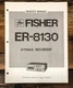Fisher ER-8130 8 Track Service Manual *Original*