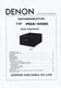 Service manual for Denon POA-4400