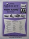 Sams Photofact Audo Radio Series  AR  122    June  1972