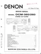 Original Denon DCM-360 / 260 Service Manual w. Fold-out Schematics and Diagrams