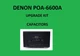 Stereo Amplifier DENON POA-6600A Repair KIT - all capacitors