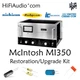 McIntosh MI350 amplifier restoration recap upgrade rebuild filter capacitor kit