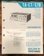 Sony TA-E7 TA-E7B Preamp / Preamplifier Service Manual *Original*