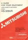 Vintage Original Mitsubishi HS-329UR VHS VCR Owners Manual Printed In Japan