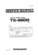Service Manual Guide For PIONEER TX-9500