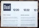 Dual  Model 1220 1222 Record Player / Turntable Mounting Instructions *Orig*
