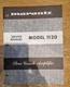 MARANTZ Model 1120 original service manual - console stereo amplifier