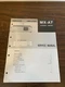 NIKKO MX-A7 AMPLIFIER Service Manual *Original*