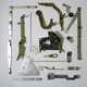 AKAI &reg; 1700 1710 Open Reel Tape Deck PART - Original OEM - Linkages Levers Lot