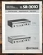 Hitachi SR-2010 Receiver Owners / User Manual *Original*