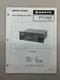 Sanyo FT U32A Original Service Manual Free Shipping