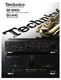 High res scans of rare brochure Technics SU-A40 preamp & SE-M100 power amplifier