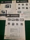 Lot of (3) 1950's, ??  Motorola Television Service Manuals TS-534, TS-533, TS530