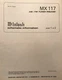 McIntosh MX117 AM/FM TUNER REAMP SCHEMATIC INFORMATION fold out sheets 1 & 2