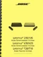 Bose Lifestyle V35 V25 235 135 T10 T20 OWNER'S USER MANUAL & INSTALLATION GUIDE