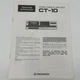 Pioneer CT-10 Cassette Tape Deck Owners / User Manual *Original*