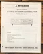 Mitsubishi DA-U41P Amplifier Service Manual *Original*