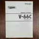 VINTAGE TEAC V-66C STEREO CASSETTE DECK SERVICE MANUAL