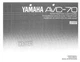 Operating Instructions for Yamaha AVC-70
