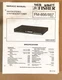 Fisher FM-856 FM-857 Tuner Service Manual *Original* #2