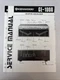 Vintage Kenwood Service Manual Model Number GE-1000