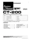 Service manual for Pioneer CT-200
