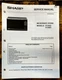 Sharp R-5A52 -5A82 Microwave  Service Manual *Original*