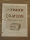 Fisher CR-M100M Service Manual Stereo Cassette Deck