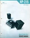 Sony Model HP-215 Stereo Music System Service Manual w/SS-210 & BSR C-116