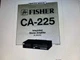 Fisher Ca-225 Service Manual Digital