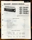 Sharp QT-78 Radio Service Manual *Original*