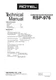 Service manual for Rotel RSP-976