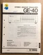Yamaha GE-40 Graphic Equalizer  Service Manual *Original*