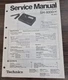 Technics SH-8000 Audio Frequency Analyzer Service Manual - Original