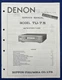 Original Denon TU-7.5 Stereo Tuner Service Manual
