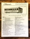 Sherwood SEL-200 Receiver Service Manual *Original*