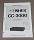 Fisher Control Amplifier CC-3000 Service Manual D-3045
