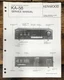 Kenwood KA-58 Amplifier Service Manual *Original*