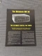 MCINTOSH MR80 DIGITAL FM TUNER ORIGINAL ADVERTISEMENT/INFO BROCHURE J0679