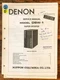 Denon DSW-1 Super Woofer  Service Manual *Original*